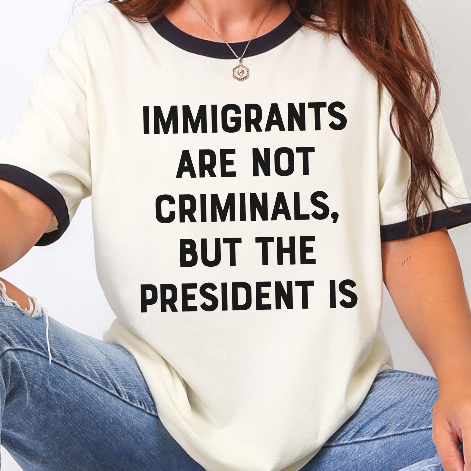 Immigrants Are Not Criminals Shirt | Anti Trump Protest Tee, Pro Immigrant Shirt, Political Activism S