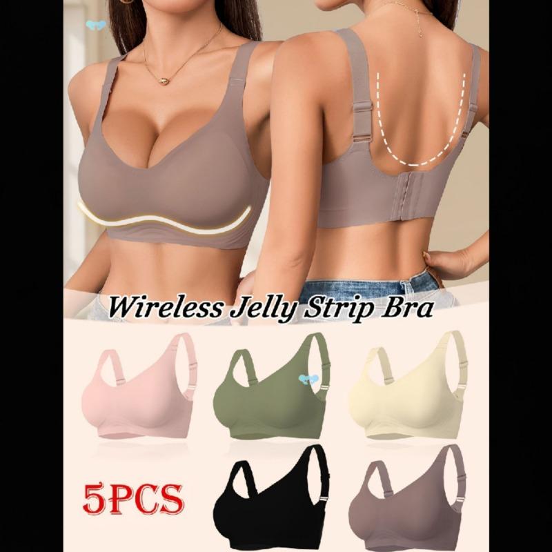 Women Wireless Comfortable Push Up Seamless Breathable Back Beauty Sports Bra