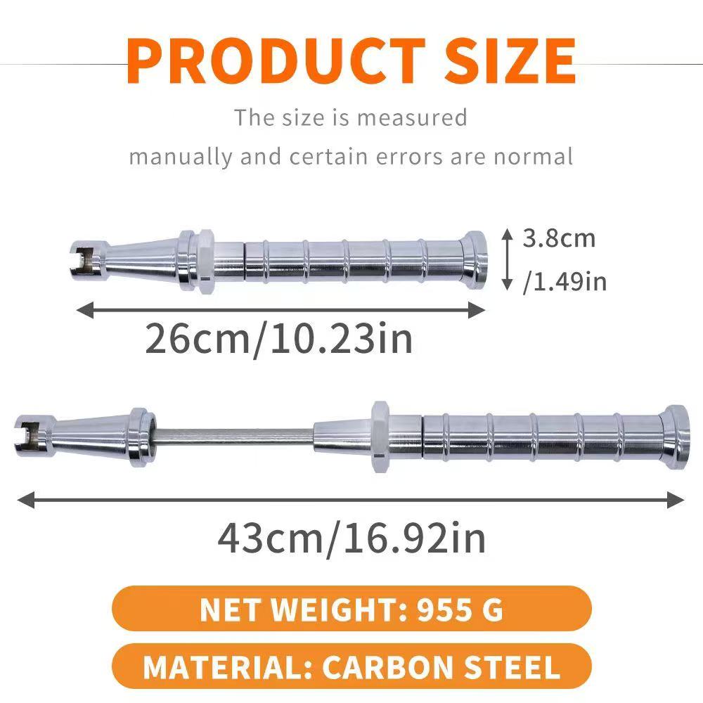 Car Dent Repair Puller 26-43cm Telescopic Slide Hammer with Anti Slip Puller For Hail Damage Door Dings Paintless Dent Removal