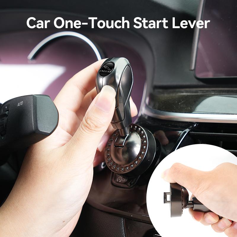 Car Gearshift Lever Cover One-Touch Start Button Case Accessories For Jaguar XF XJ XE S-Type F-Type X-Type F-Pace I-Pace E-Pace SS1