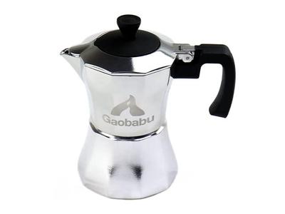 Machine à café expresso à feu direct Gaobabu (avec sac de rangement) pour 3 tasses