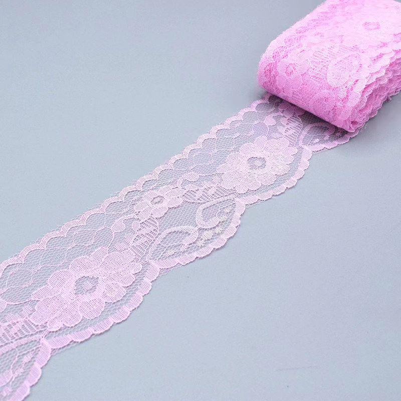 

6 см полиэстеровая неэластичная кружевная отделка для одежды и поделок своими руками