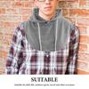 Detachable Hooded Fake Collar Decorative Pullover Accessory Warm Comfortable Casual Outdoor Travel Hoodie Replacement