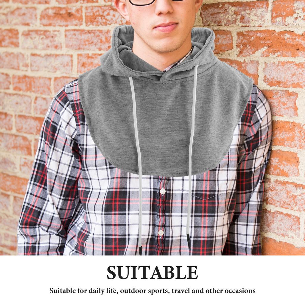 Detachable Hooded Fake Collar Decorative Pullover Accessory Warm Comfortable Casual Outdoor Travel Hoodie Replacement