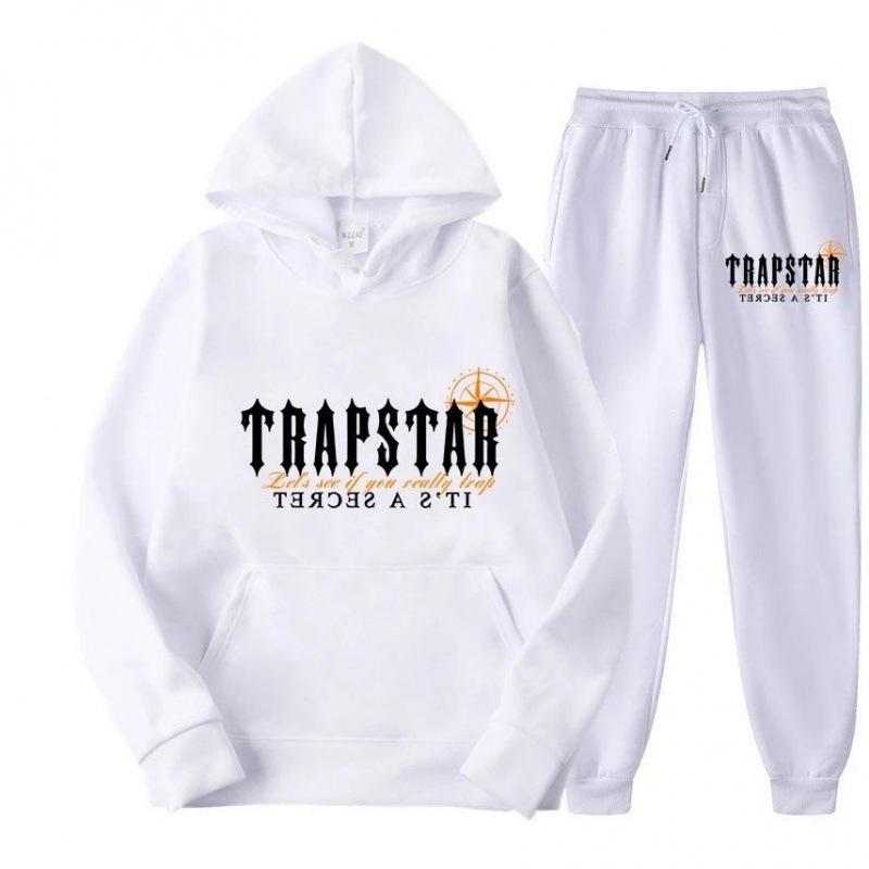2023 Clock Express Hot Sale New Men s and Women s Hooded Fleece Sweater Set S белый