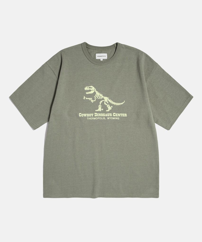 ESPIONAGE Cdc T-Rex Heavyweight Tee Stone