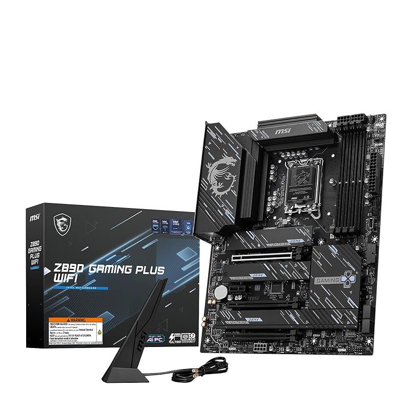 

MSI Z890 GAMING PLUS WIFI Equipped with Z890 chipset ATX motherboard MB6588