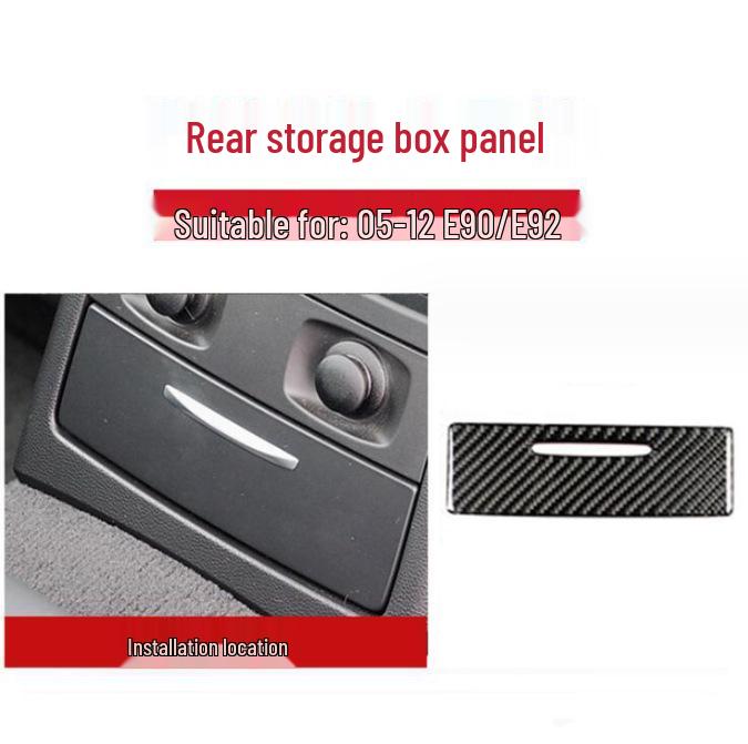 

Наклейка на ручку переключения передач из углеродного волокна для BMW 3 серии E90/E92/E93, консоль салона