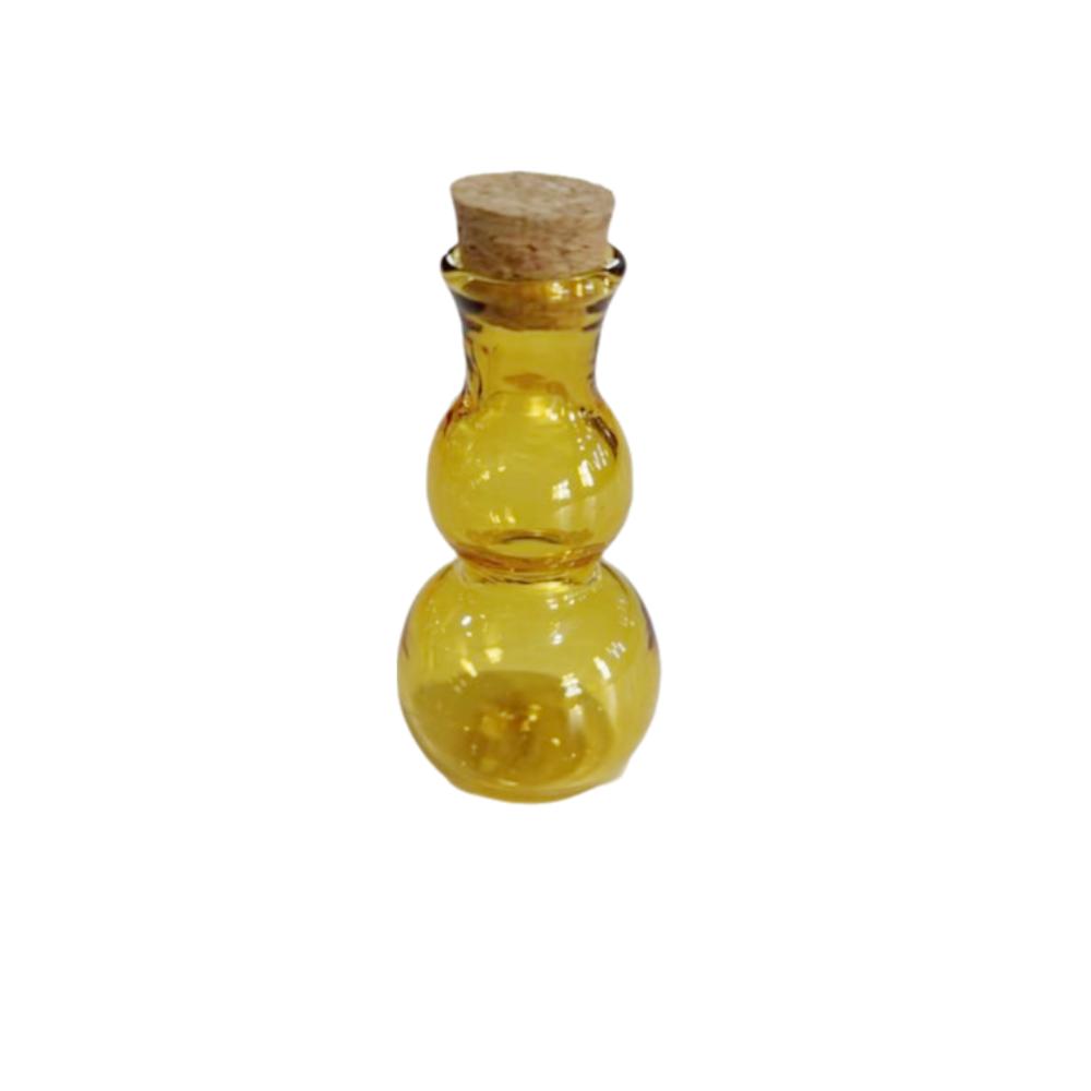 

Lightweight Gourd Shaped Gold Bean Bottle Transparent Mini Money Jar Saving Box for Home прозрачный
