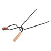 Comfortable Grip Charcoals Clip Metal Wood Barbecue Fire Tongs Fireplaces Tongs  for Easy Charcoals Management