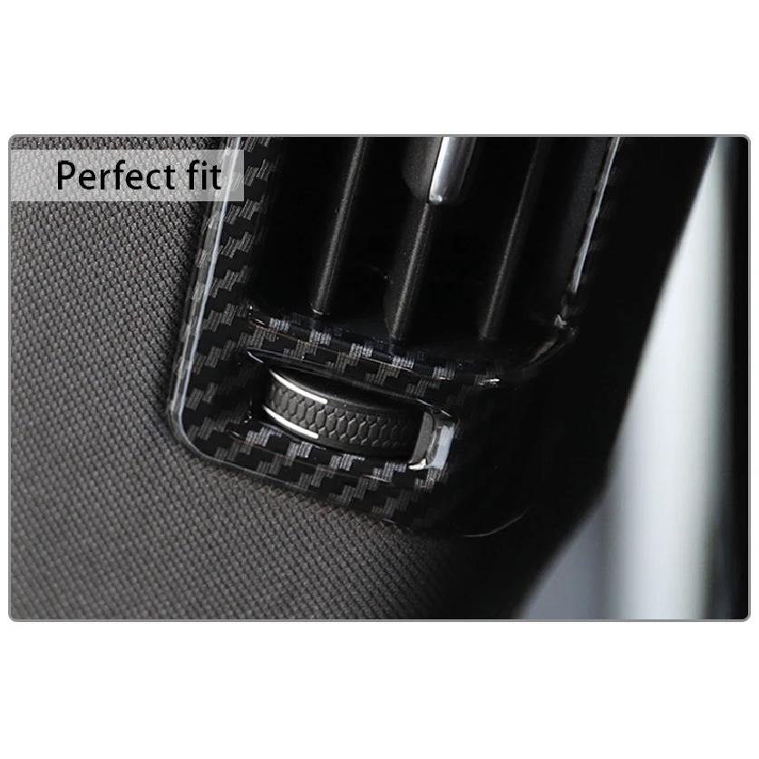 Car Rear B Pillar Air Vent Outlet Panel Cover Decorative Trim For Volvo XC60 XC90 S90 V90 2018-2020 2021 2022 2023 2024 2025