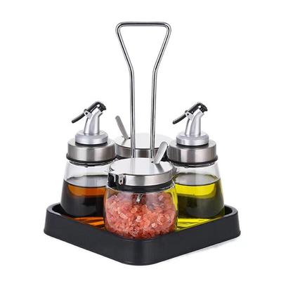 Glass Kitchen Seasoning Bottle & Jar Sets
