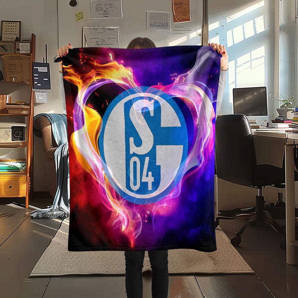 Schalke Blanket, High quality Comfortable for All Seasons, Home Decor, Warmth and Comfort