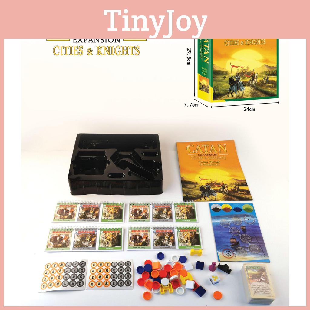 Catan Gra Planszowa Dodatek Zestaw 5-6 Graczy Dla Zabawy Rodzinnej I Rekreacji Papier Miedziany I Materiał Plastikowy