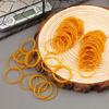 Strong Stretch Yellow Cowhide Rubber Bands - Durable, Disposable, Natural