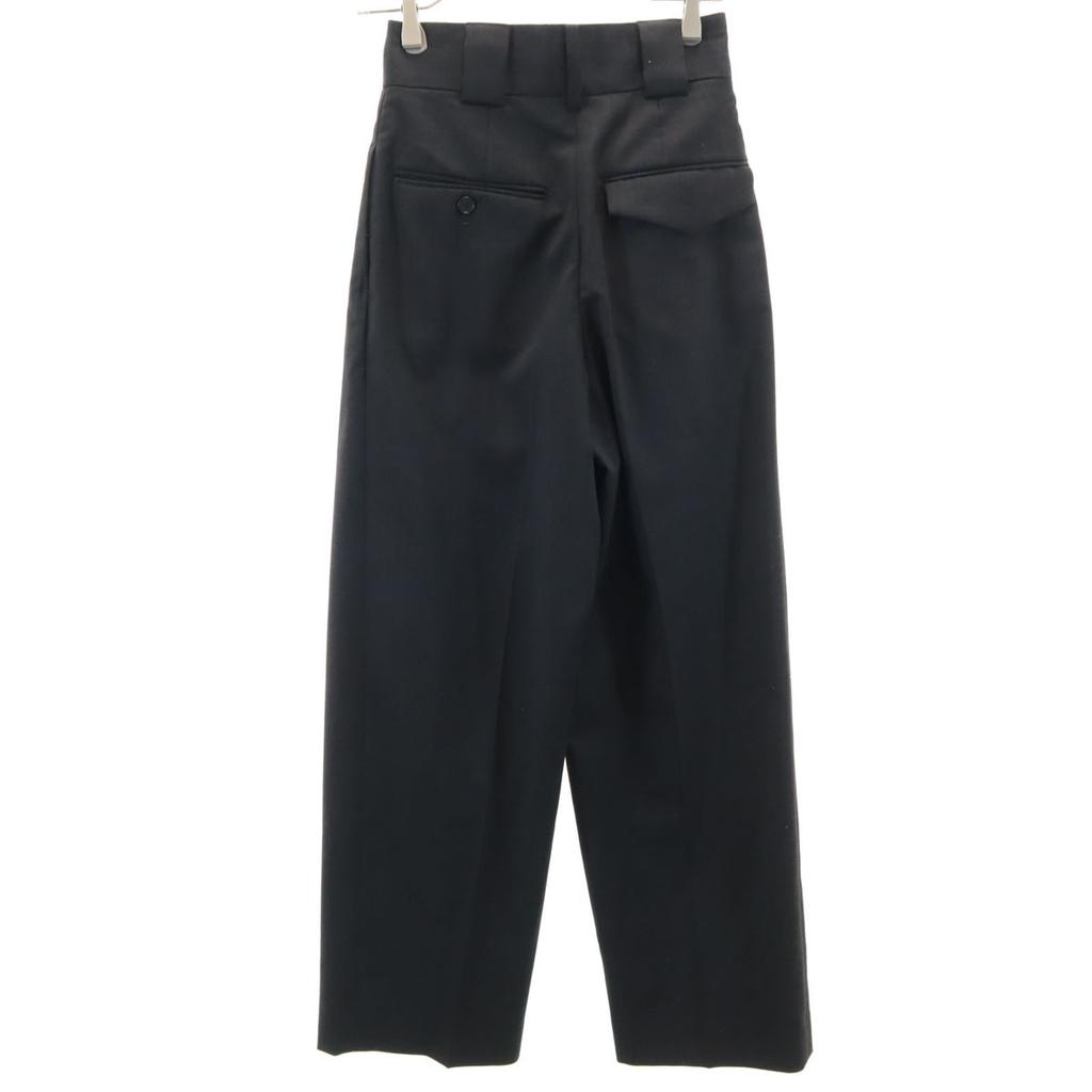 CINOH High-waisted pleats Wide pants 34 Charcoal black Women Used