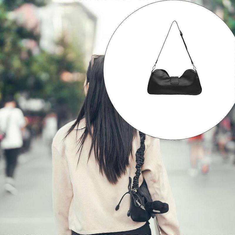 Stylish Crossbody Bag for Women Bows Shoulder Bag Armpit Bag Trendy Underarm Bag Fashion Handbag Motorcycle Bag