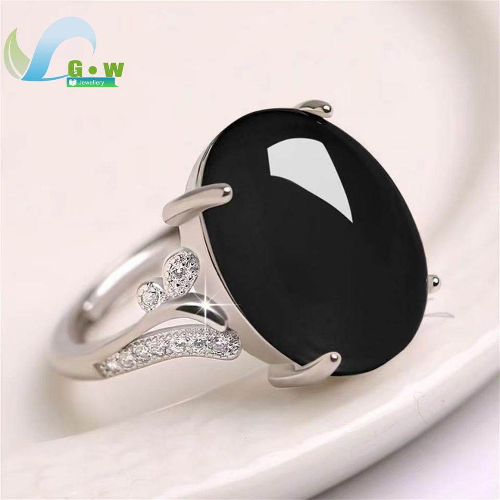 Rode Agaat Jade Ring Dames Opening Verstelbaar Eenvoudige Stijl Chalcedoon Sterling Zilveren Ring voor Moeder Dames Ringen Fijne Sieraden Cadeau