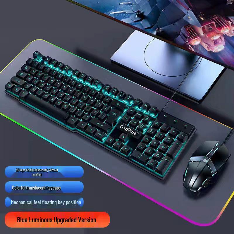 USB Wired Punk-Style Mechanical Gaming Keyboard