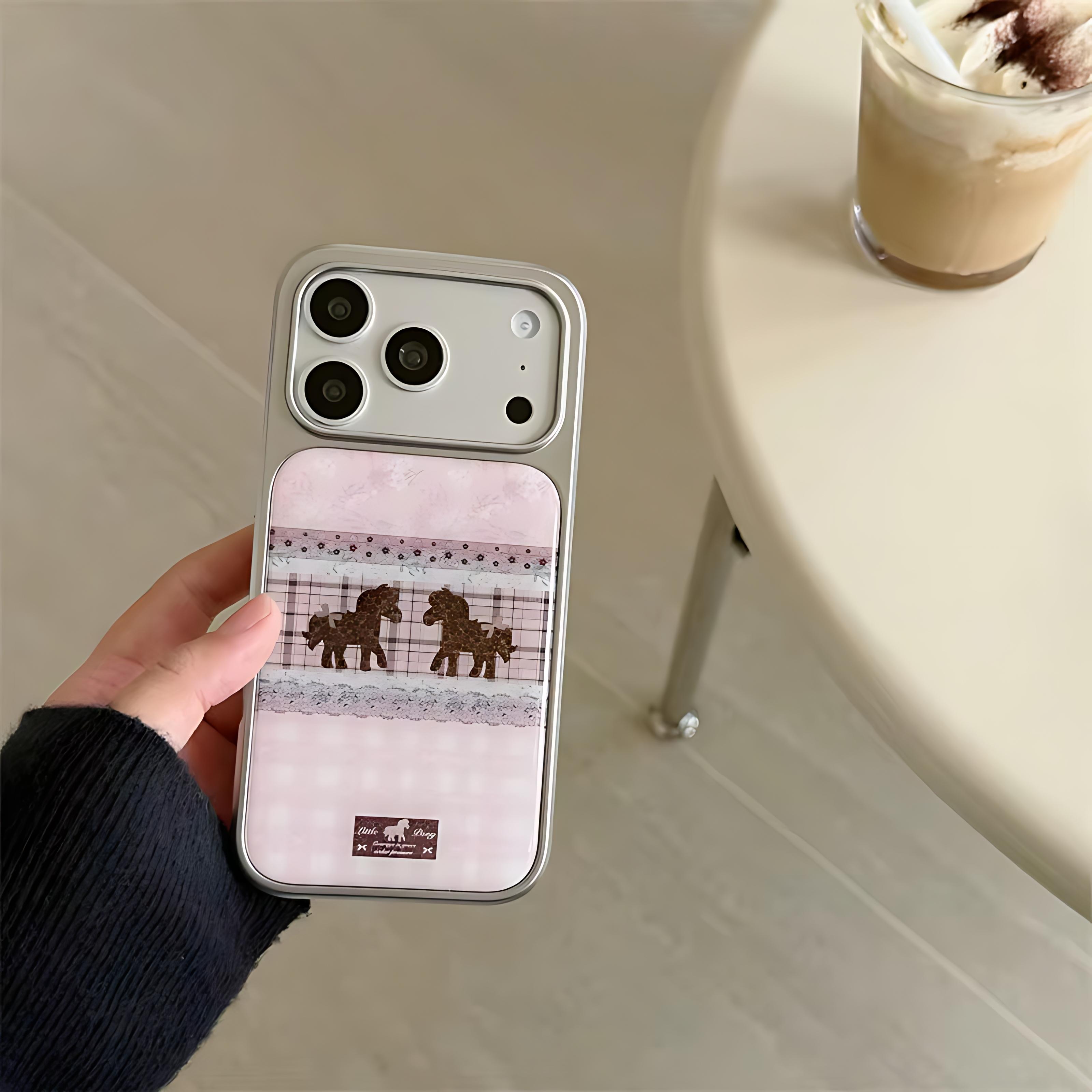 

Pink Flower Bowknot Cute Pony Phone Case for iPhone 17 16e 16 15 14 13 12 11 Air Pro Max X XR XSMAX 8 7 Plus Luxury Clear Cover iPhone 11