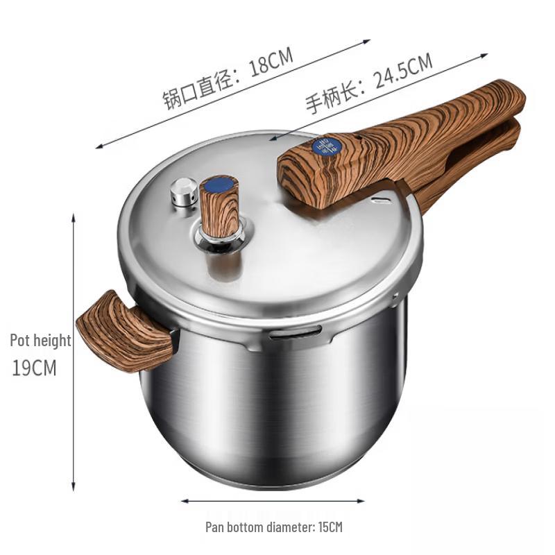 

ZISIZ 304 Stainless Steel Pressure Cooker