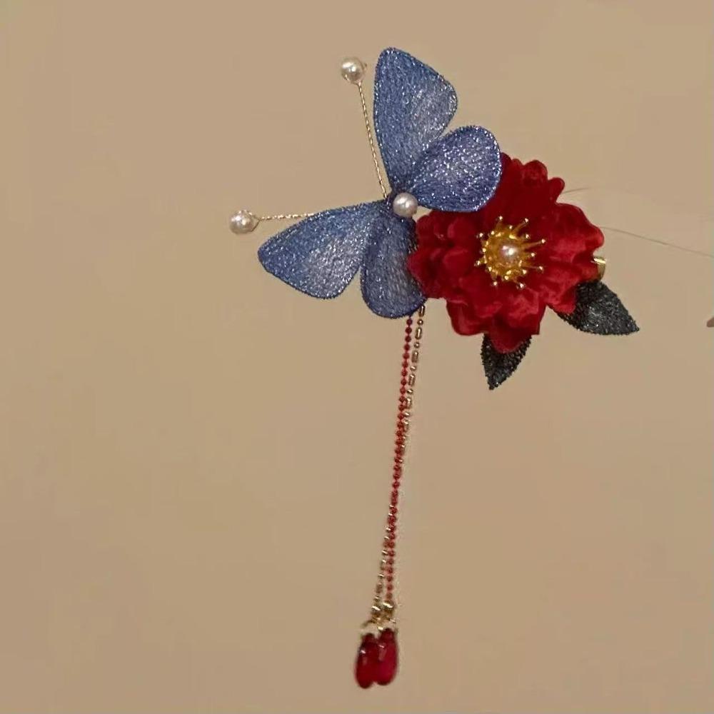 

Tassel Wooden Hair Stick Pearl Hanfu Hairpin Classical Bridal Hair Accessories Hair Chopstick Style 2