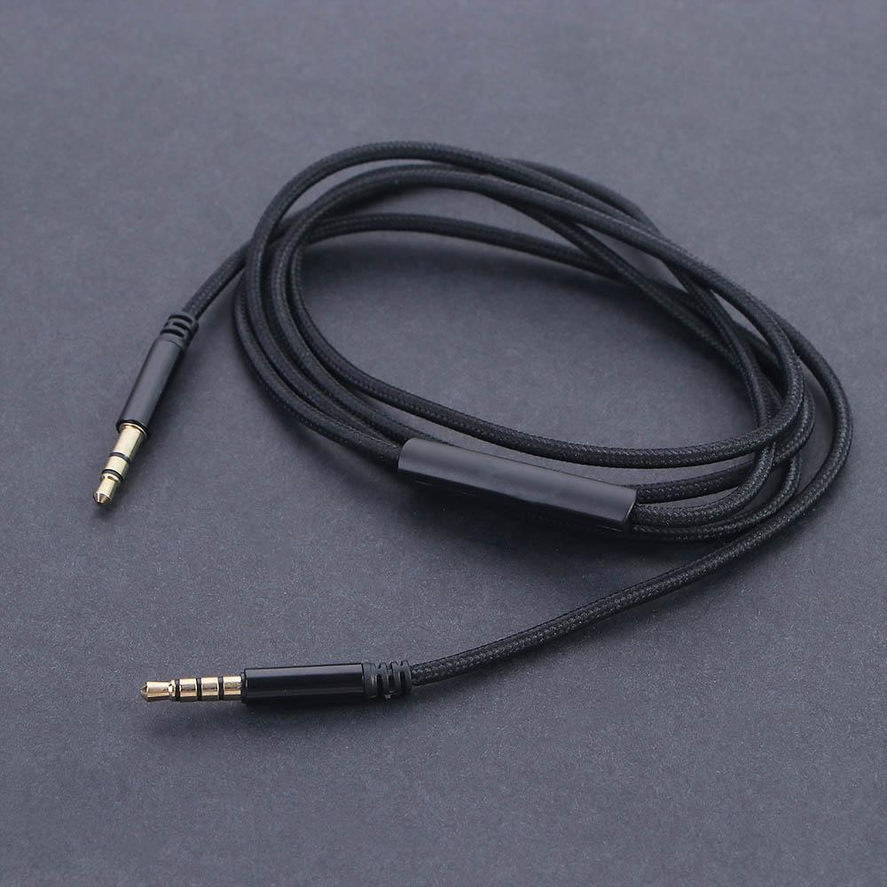 Mic Headphone Cord Gold-plated Plug Volume Control Aux Cable Car Aux Cord Audio Wire Audio Cable