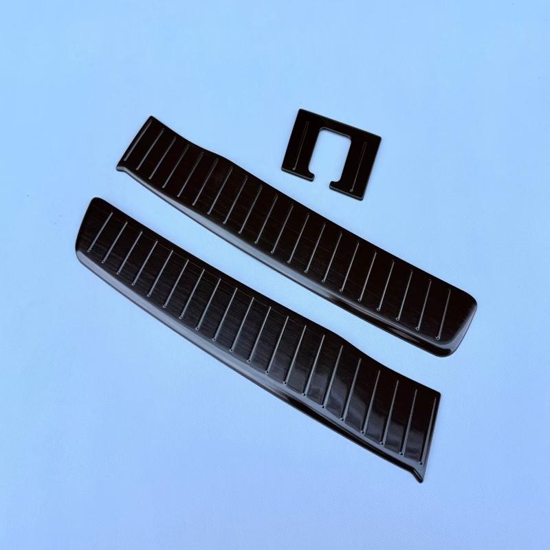 For Jeep Grand Cherokee 2024 2025 Stainless Steel Rear Bumper rear Door Inner Tail Prevent Scuff Plate Sill Guard Cover Trim