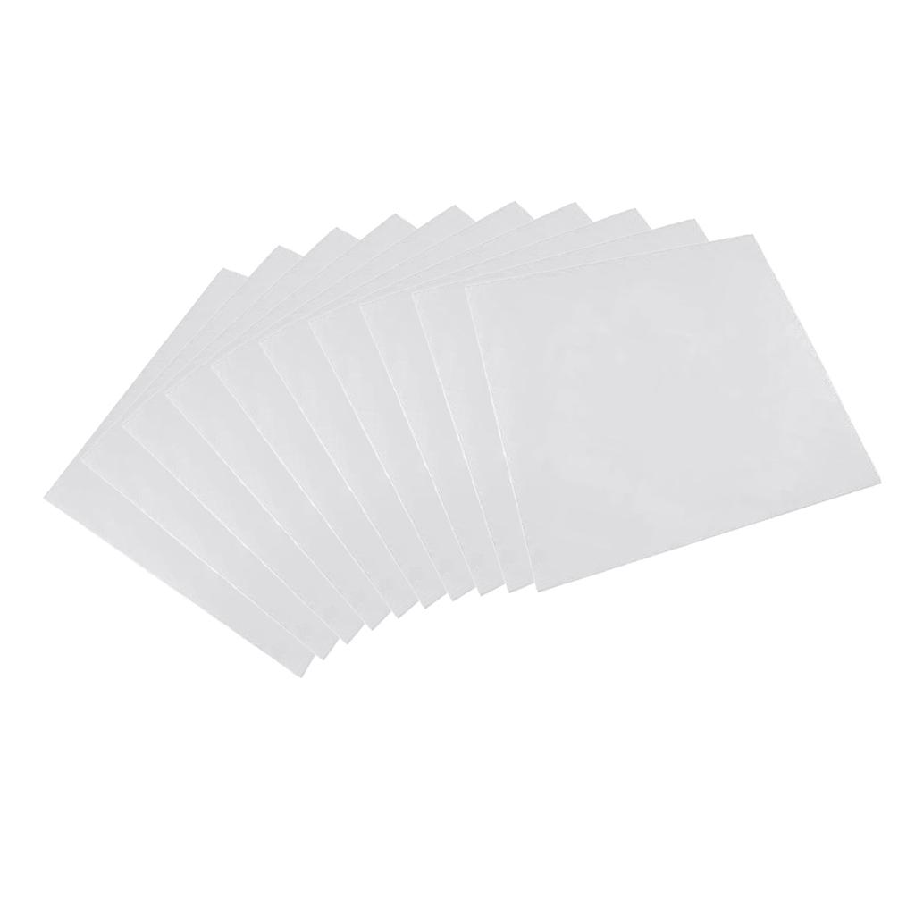 Pack of 10pcs Record Inner Sleeves Dustproof Record Storage Bag Container Dustproof Anti-Static Kraft Paper Bag