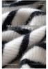 Autumn Winter Striped Round Neck Women's Cashmere Knit Sweater Pullover