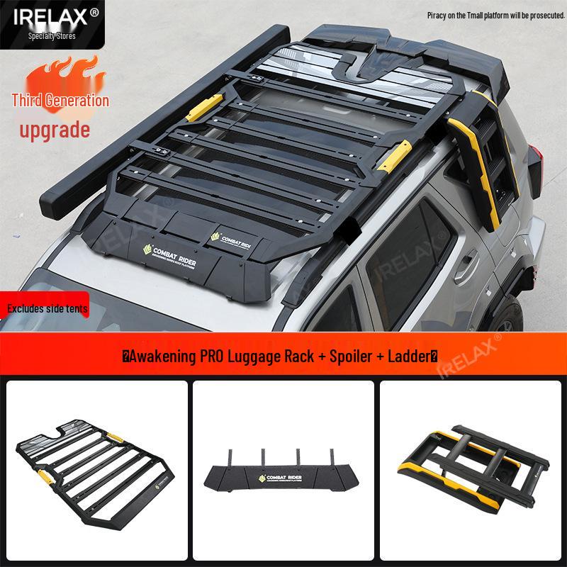 Tank 400 Hi4t Explorer Roof Platform with Side Ladder and Backpack Holder