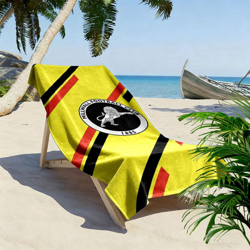 Millwall logo Beach Towel, Large Soft Quick Dry Towel for Beach Camping Swimming