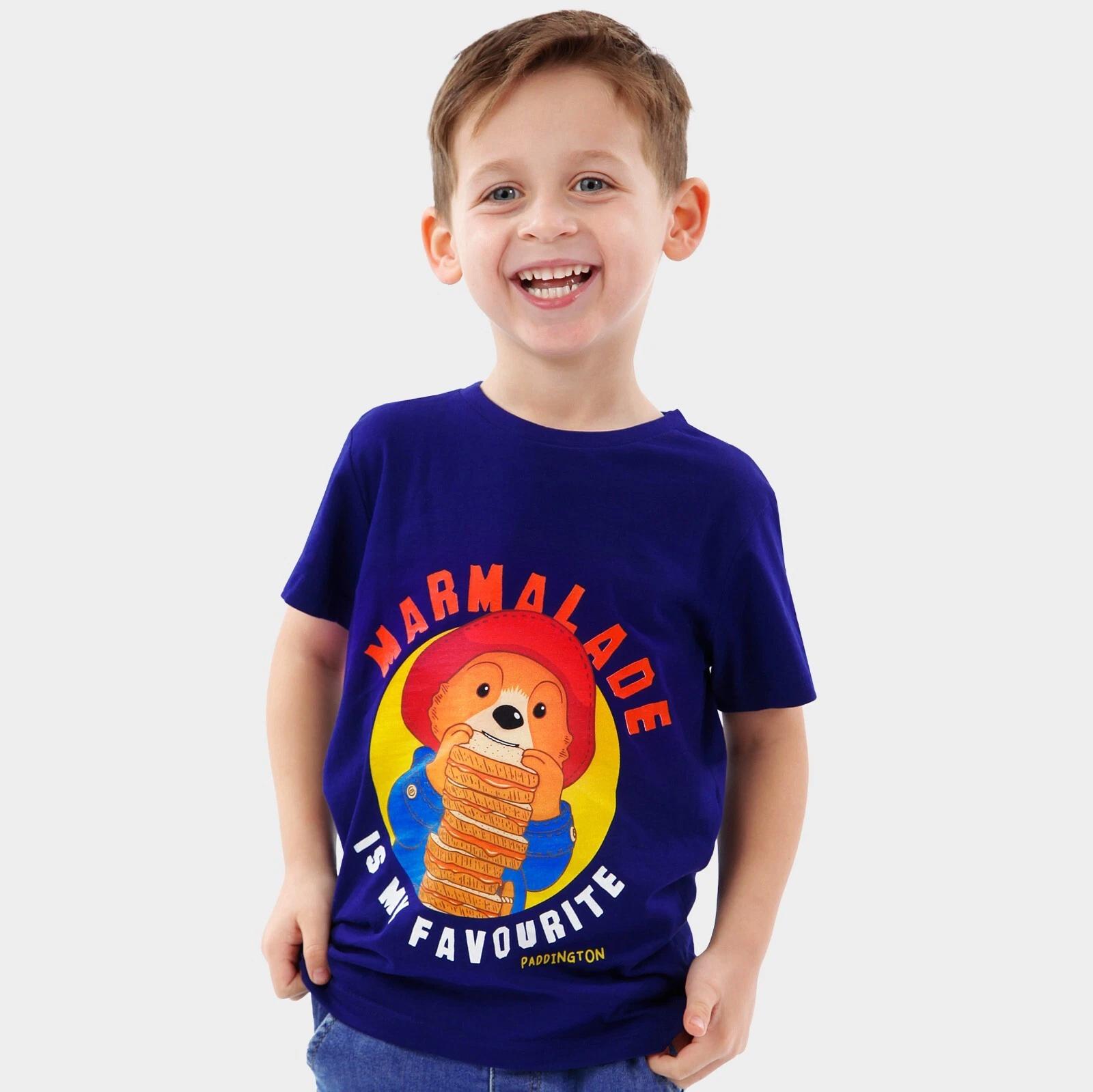 Paddington T-Shirt | Boys T Shirt | Paddington Bear Top For Kids | Boys Tshirt 110