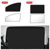 2Pcs Car Side Window Sun Shade Magnet Privacy Curtains UV Reflection Anti Glare UV Block Sunshade for Front/Back Window