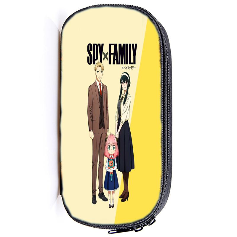 Spy X Family Pencil Case Anya Forger Multifunction Pencil Pouch School Supplies Pen Case Stationery Pencilcase