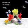 Aquarium Resin Coral Ornament Set: Simulated Coral Tree & Fish-Shrimp Hiding Decoration for Saltwater Tanks