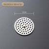 Stainless Steel Round Floor Drain Cover with Anti-Hair Filter and Handle for Hotel Bathrooms