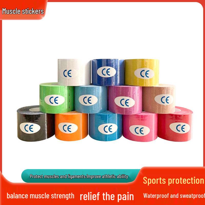 Kinesiology Sports Tape & Elastic Bandage with Nipple Covers for Physiotherapy & Rehabilitation