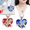 Heart Pendant Necklaces Small Heart Necklaces Choker Pendant Men Necklaces Crystal Heart Necklace for Women Jewelry Gift