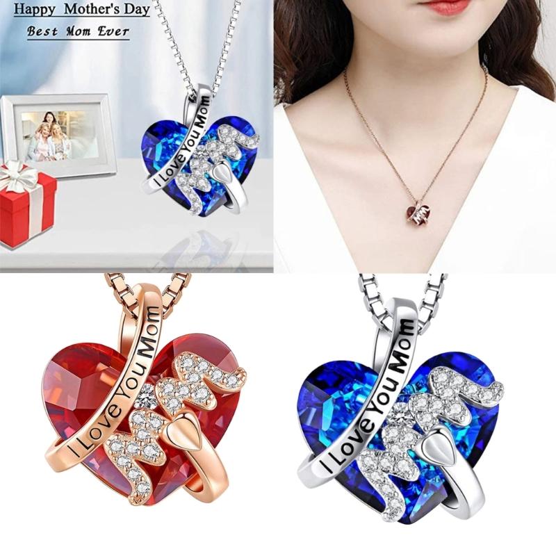 Heart Pendant Necklaces Small Heart Necklaces Choker Pendant Men Necklaces Crystal Heart Necklace for Women Jewelry Gift