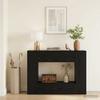 Black Oak Console Table 101 x 30 x 74 cm