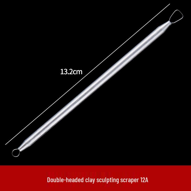 12-Piece Stainless Steel Clay Sculpting and Trimming Tool Set