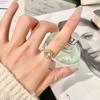 S925 Sterling Silver Ring Women Simple Stylish Daily Wear Finger Ring