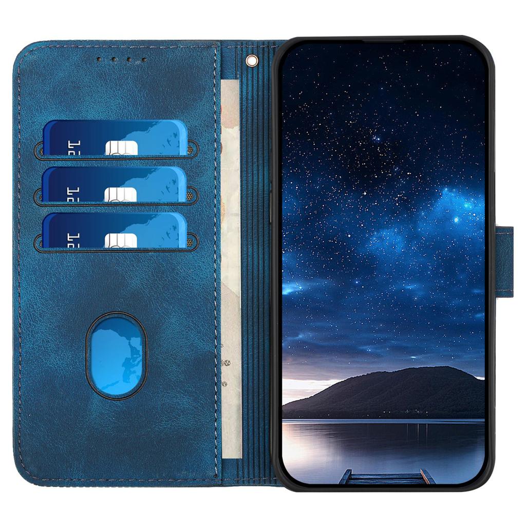 YX0080 For iPhone 16 Case Butterfly Imprint Leather Wallet Phone Cover