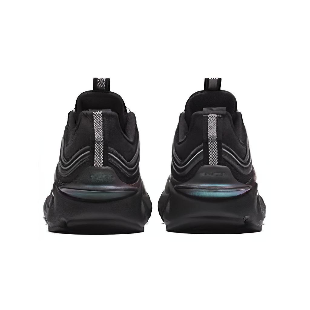 Anta Kids Eagle Claw Comfortable Versatile Shock Absorbing Durable Low Top Running Shoes Kids running shoes Black Silver 312345511-2