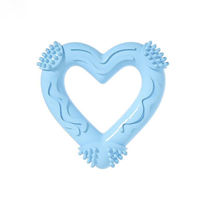 

New Type of Pet Toy, Heart-shaped Bitegrinding Teet, Durable Relieving Boredom. Interactive Training, Wear-resistant and Easy To Clean Material Safety