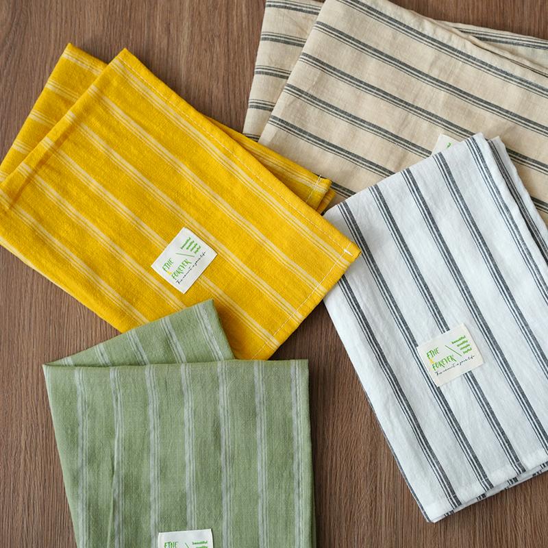 1 st Fotorekvisita Originalitet Dekorativ duk Retrostil Bordstablett Lantlig stil Randig Överduksduk Bomull