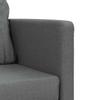 Floor Sofa with Sleep Function Dark Gray 112x174x55 Cm Fabric