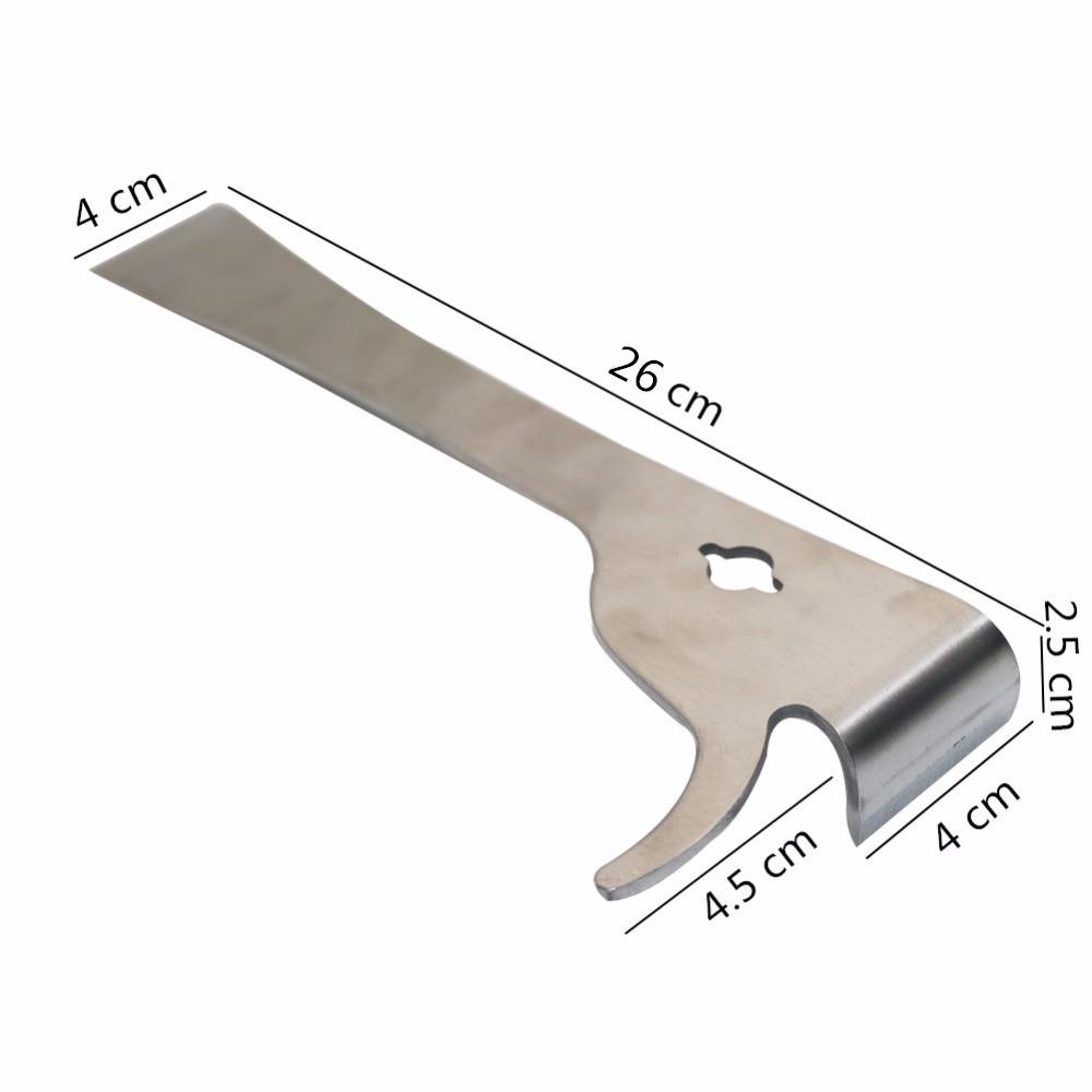 5 Pezzi Coltello Raschietto per Miele in Acciaio Inossidabile Apicoltura Apicoltore Taglio Raschietto per Miele Accessori Apicoltura Strumento Apri Arnia