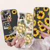 For Infinix Note 8i Note8 Back Cover On Infinix X6383 A692 Coque Funda Flower Butterfly Women Fashion Phone Case Liquid Silicone